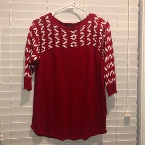 New Directions Sweater with 3/4 Sleeves